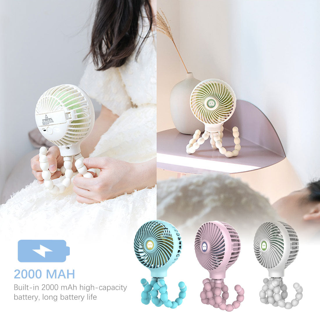 USB Mini Octopus Fan